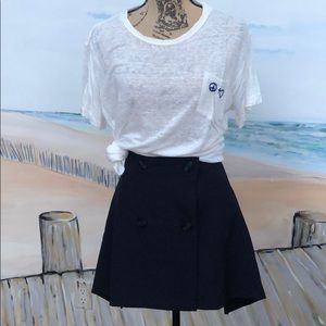 Vintage navy issey miyake skirt